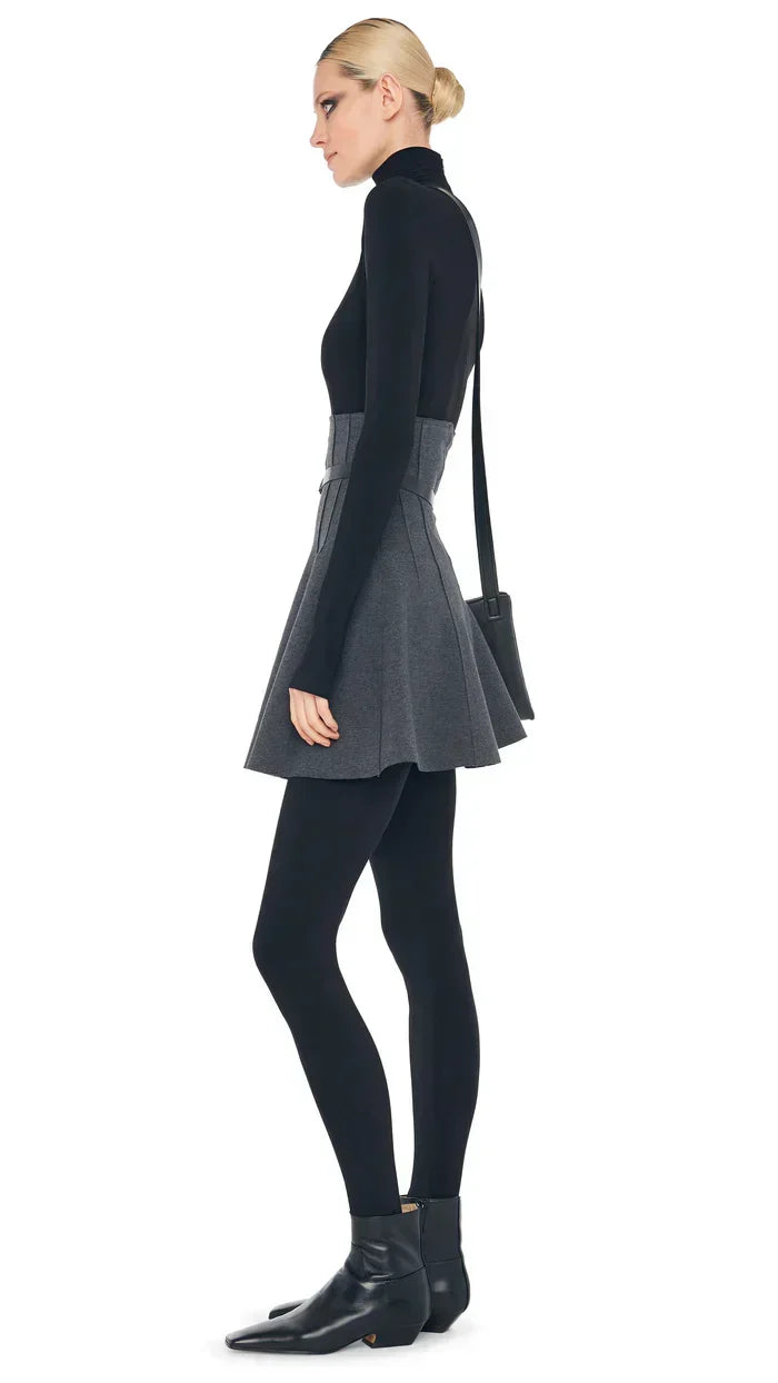 Grace Mini Skirt - Dark Heather Grey
