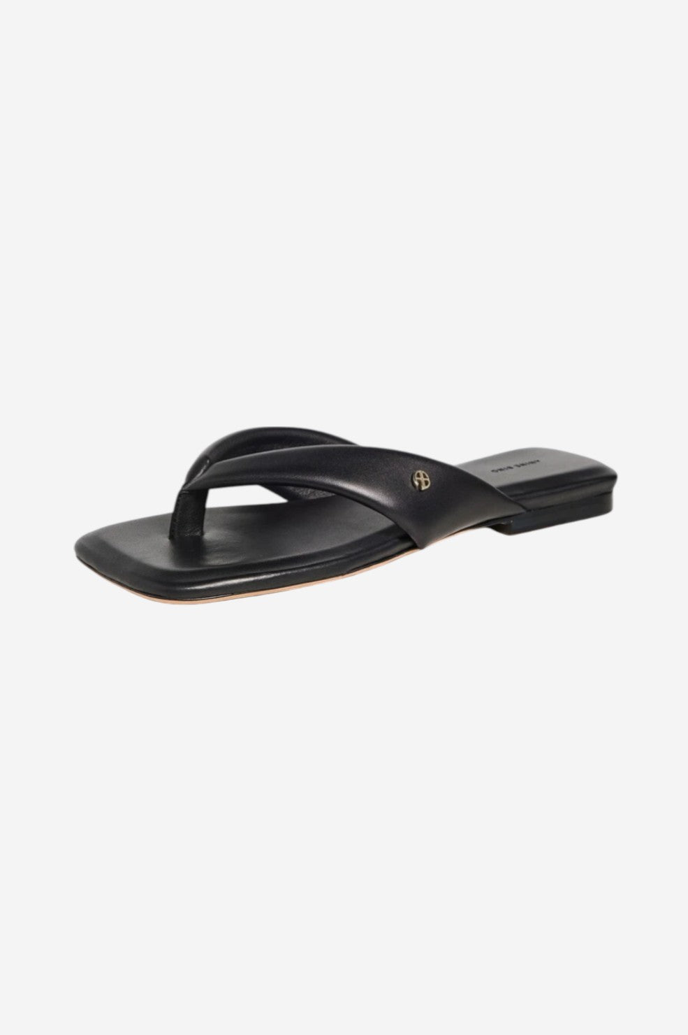 Viola Flat Sandal - Black