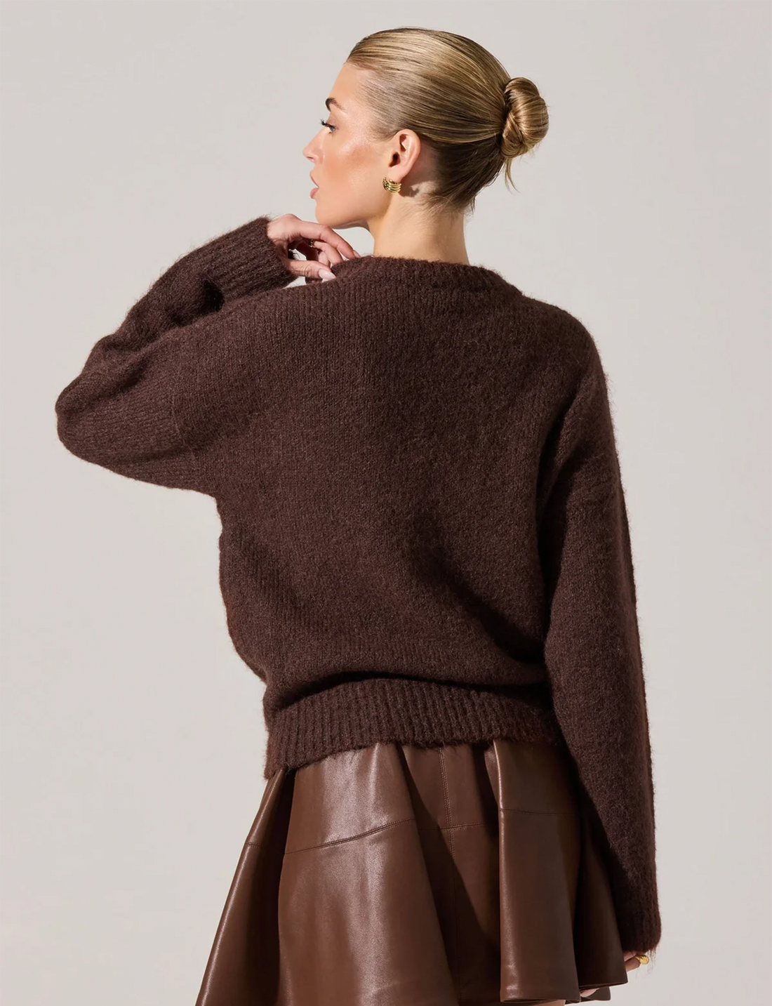 Selbie Sweater, Brown