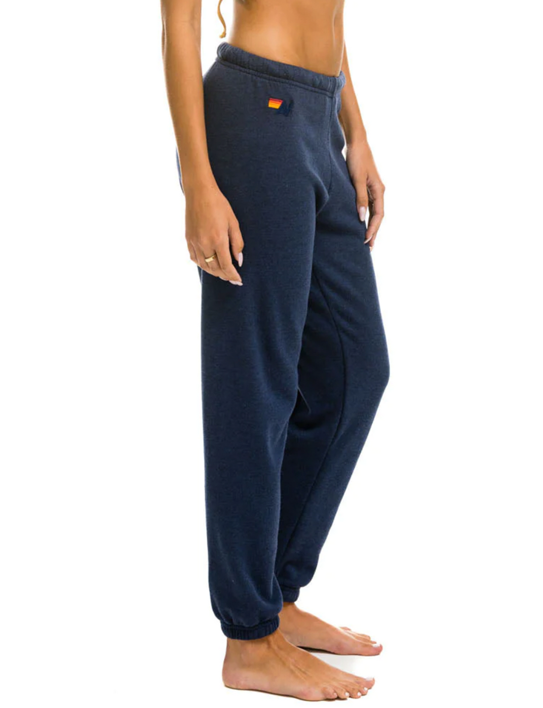 5 Stripe Sweatpants, Navy/Multi