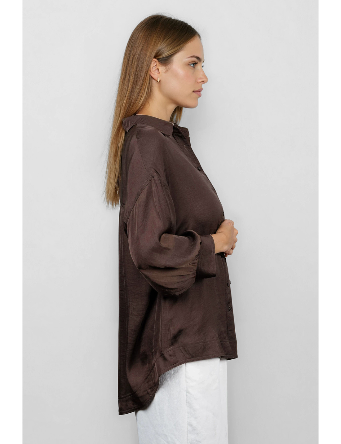 Adelena Blouse, Chocolate