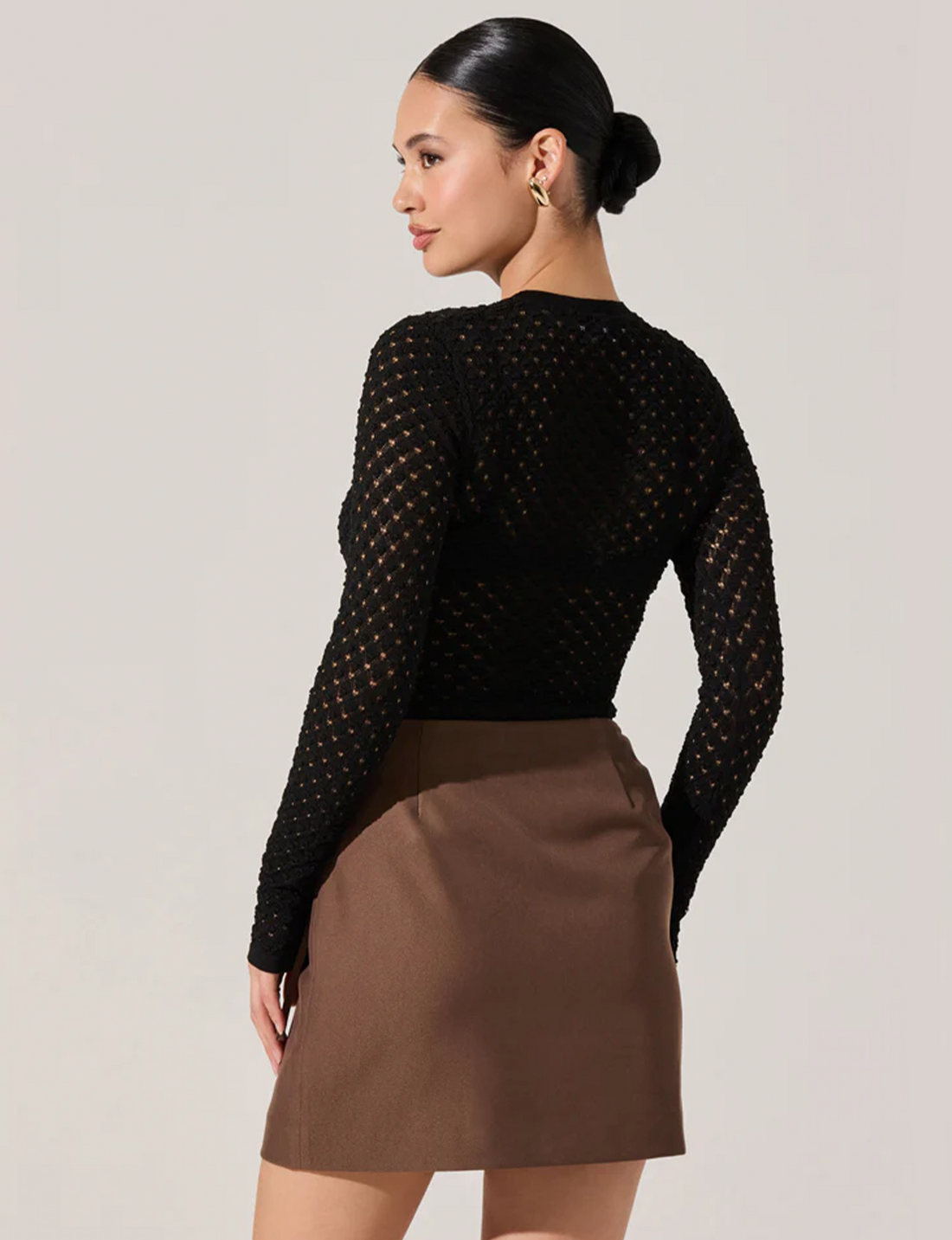 Dex Sweater Top, Black
