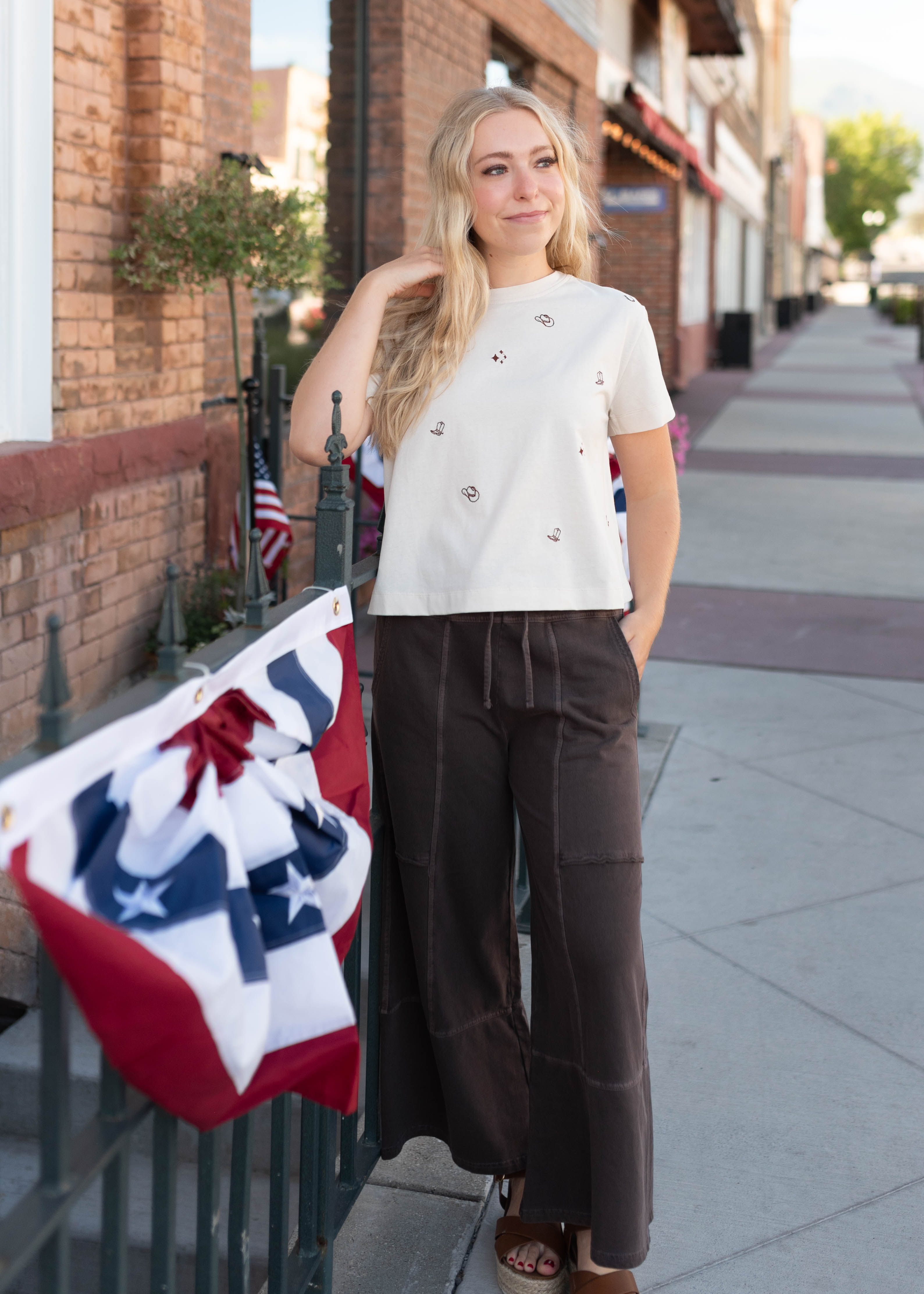 Ramona Cream Cowgirl Top